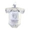 Old World Christmas 3.25 In Baby Onesie White Christmas Tree Ornament , Ornament Baby's First